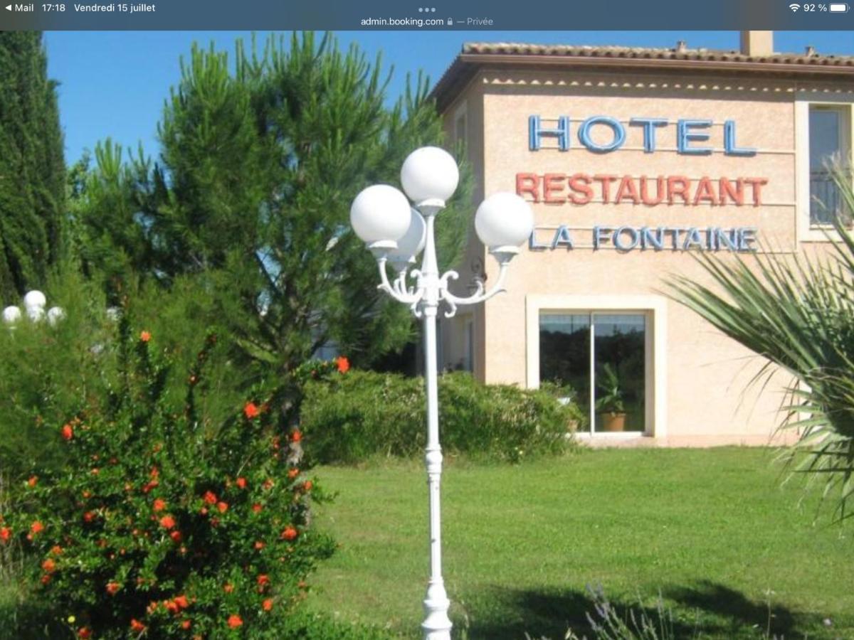 La Fontaine Hotel Vidauban Bagian luar foto